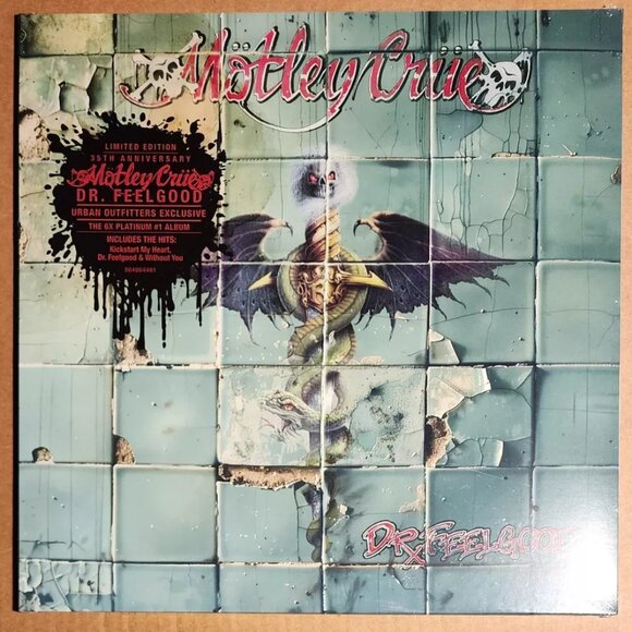 Motley Crue Dr. Feelgood LP ~ Exclusive Colored Vinyl ~ New/Sealed! - Picture 2 of 2